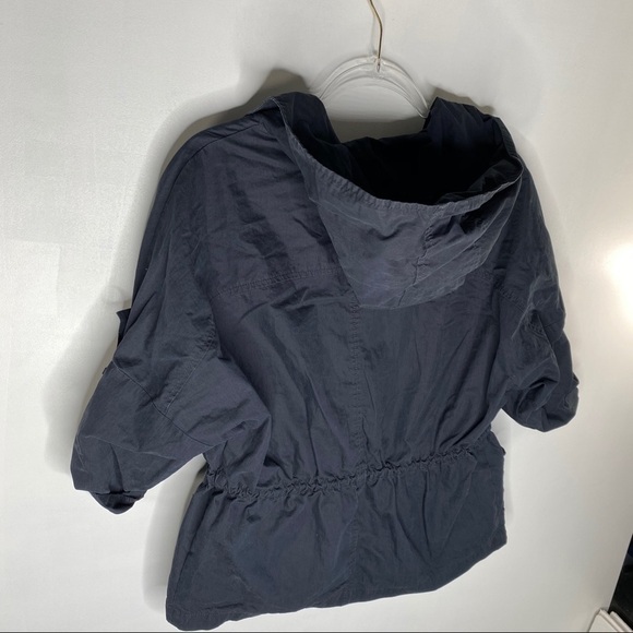 Navy crisp cotton jacket - Picture 9 of 15